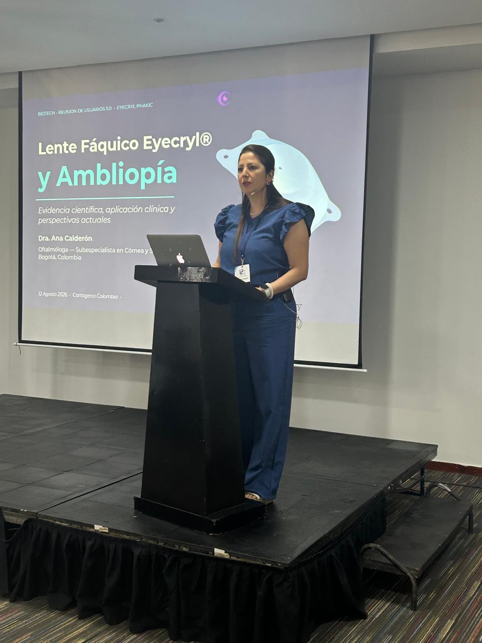 Dra. Ana Calderón expositora en BIOTECH Reunión de Usuarios 5.0, Cartagena 2026